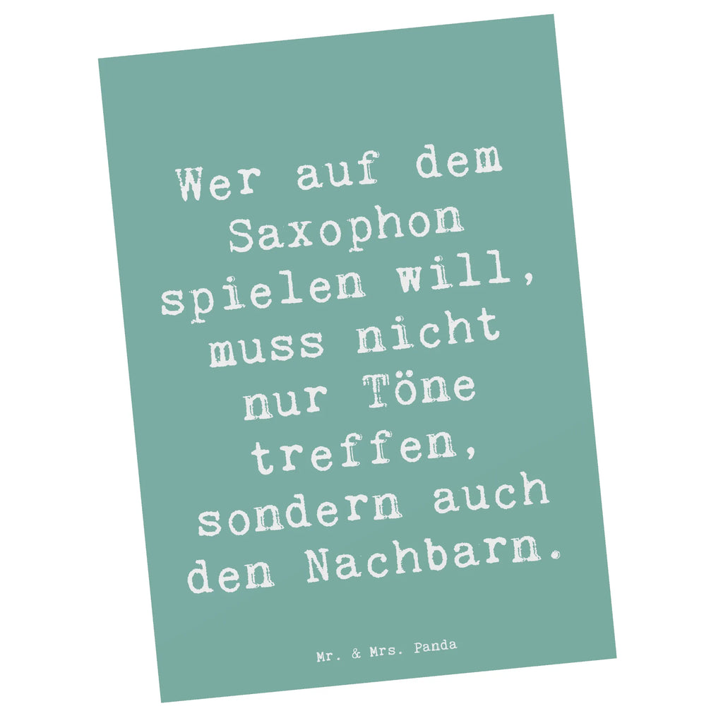 Postkarte Spruch Saxophon Spieler Grußkarte, Ansichtskarte, Karte, Postkarte, Einladung Geburtstag, Einladungskarten Geburtstag, Ansichtskarten, Geschenkkarte, Einladung, Geburtstagskarte, Dankeskarte, Einladungskarte, Instrumente, Geschenke Musiker, Musikliebhaber