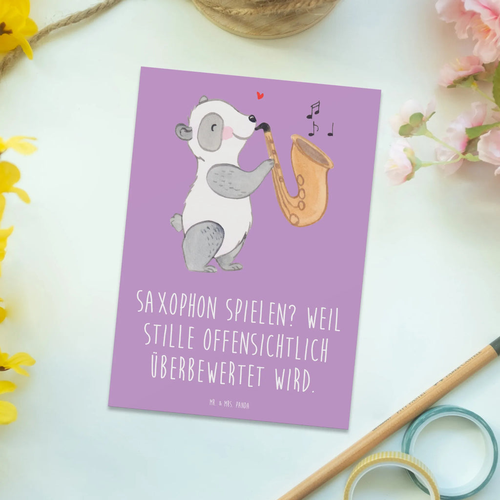 Postcard Saxophon spielen? Weil Stille offensichtlich überbewertet wird. Grußkarte, Dankeskarte, Einladungskarten Geburtstag, Karte, Ansichtskarte, Ansichtskarten, Einladung, Postkarte, Einladungskarte, Einladung Geburtstag, Geburtstagskarte, Geschenkkarte, Instrumente, Geschenke Musiker, Musikliebhaber