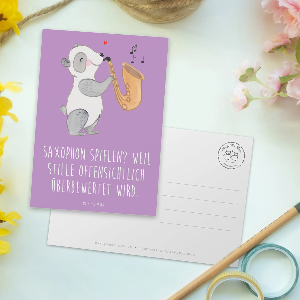 Postcard Saxophon spielen? Weil Stille offensichtlich überbewertet wird. Grußkarte, Dankeskarte, Einladungskarten Geburtstag, Karte, Ansichtskarte, Ansichtskarten, Einladung, Postkarte, Einladungskarte, Einladung Geburtstag, Geburtstagskarte, Geschenkkarte, Instrumente, Geschenke Musiker, Musikliebhaber