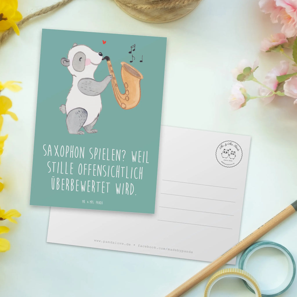 Postcard Saxophon spielen? Weil Stille offensichtlich überbewertet wird. Grußkarte, Dankeskarte, Einladungskarten Geburtstag, Karte, Ansichtskarte, Ansichtskarten, Einladung, Postkarte, Einladungskarte, Einladung Geburtstag, Geburtstagskarte, Geschenkkarte, Instrumente, Geschenke Musiker, Musikliebhaber