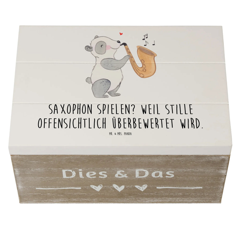 Wooden chest Saxophon spielen? Weil Stille offensichtlich überbewertet wird. XXL, Erinnerungskiste, Aufbewahrungsbox, Holzkiste, Schatulle, Kiste, Dekokiste, Geschenkdose, Erinnerungsbox, Truhe, Geschenkbox, Schatzkiste, Instrumente, Geschenke Musiker, Musikliebhaber