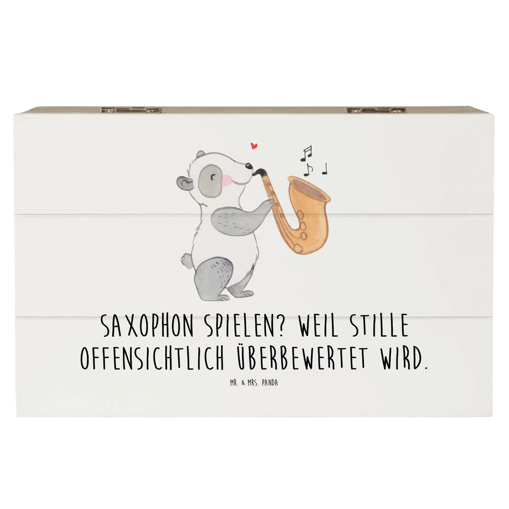 Wooden chest Saxophon spielen? Weil Stille offensichtlich überbewertet wird. XXL, Erinnerungskiste, Aufbewahrungsbox, Holzkiste, Schatulle, Kiste, Dekokiste, Geschenkdose, Erinnerungsbox, Truhe, Geschenkbox, Schatzkiste, Instrumente, Geschenke Musiker, Musikliebhaber