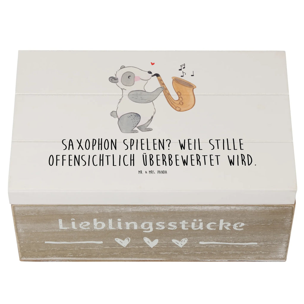 Wooden chest Saxophon spielen? Weil Stille offensichtlich überbewertet wird. XXL, Erinnerungskiste, Aufbewahrungsbox, Holzkiste, Schatulle, Kiste, Dekokiste, Geschenkdose, Erinnerungsbox, Truhe, Geschenkbox, Schatzkiste, Instrumente, Geschenke Musiker, Musikliebhaber