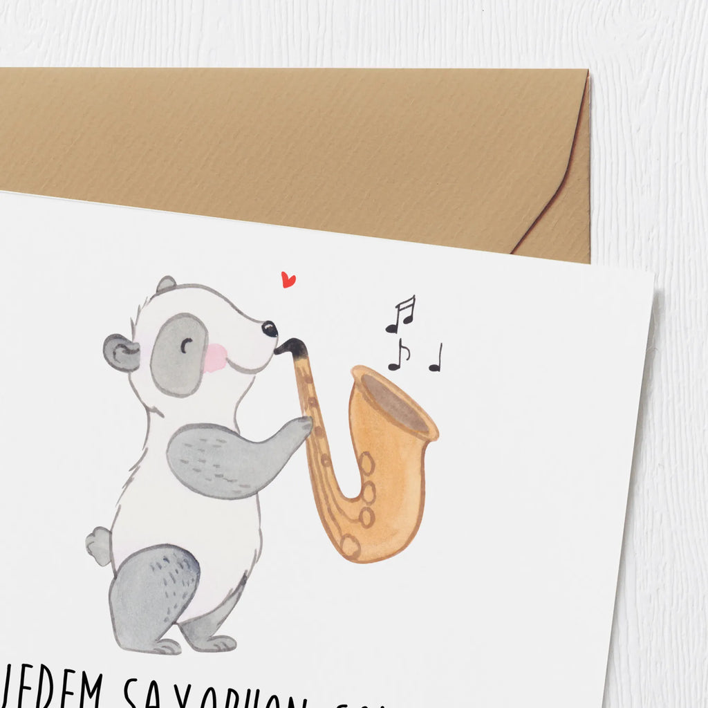 Deluxe Card Mit jedem Saxophon-Solo rette ich die Welt ein bisschen vor zu viel Stille! Geburtstagskarte, Einladungskarte, Grußkarte, Karte, Hochzeitskarte, Klappkarte, Glückwunschkarte, Hochwertige Klappkarte, Hochwertige Grußkarte, Instrumente, Geschenke Musiker, Musikliebhaber