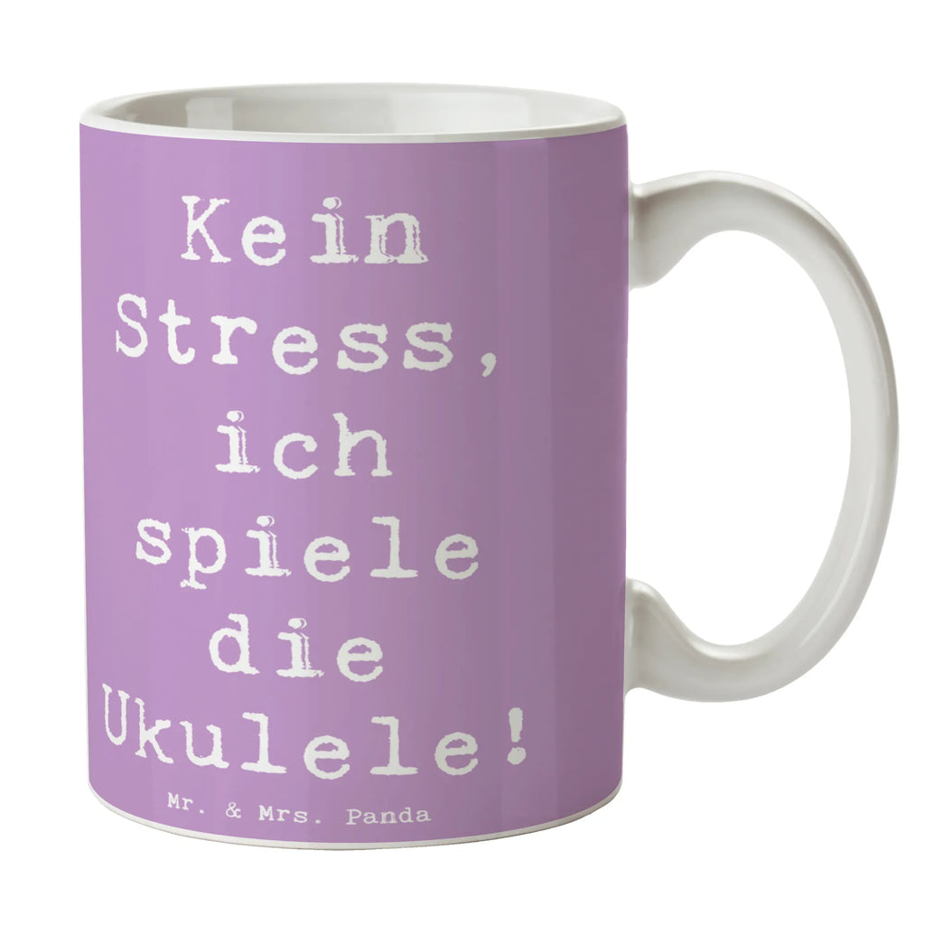 Tasse Spruch Ukulele Entspannung Geschenktasse, Teetasse, Keramiktasse, Tasse, Tasse mit Zitaten, Tasse mit Motiven, Porzellantasse, Kaffeetasse, Bürotasse, Instrumente, Geschenke Musiker, Musikliebhaber