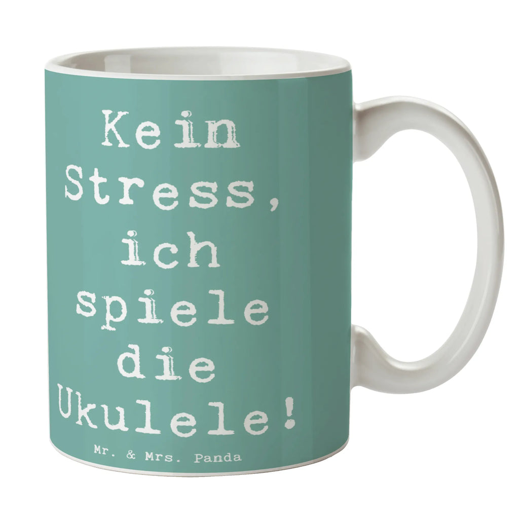 Tasse Spruch Ukulele Entspannung Geschenktasse, Teetasse, Keramiktasse, Tasse, Tasse mit Zitaten, Tasse mit Motiven, Porzellantasse, Kaffeetasse, Bürotasse, Instrumente, Geschenke Musiker, Musikliebhaber