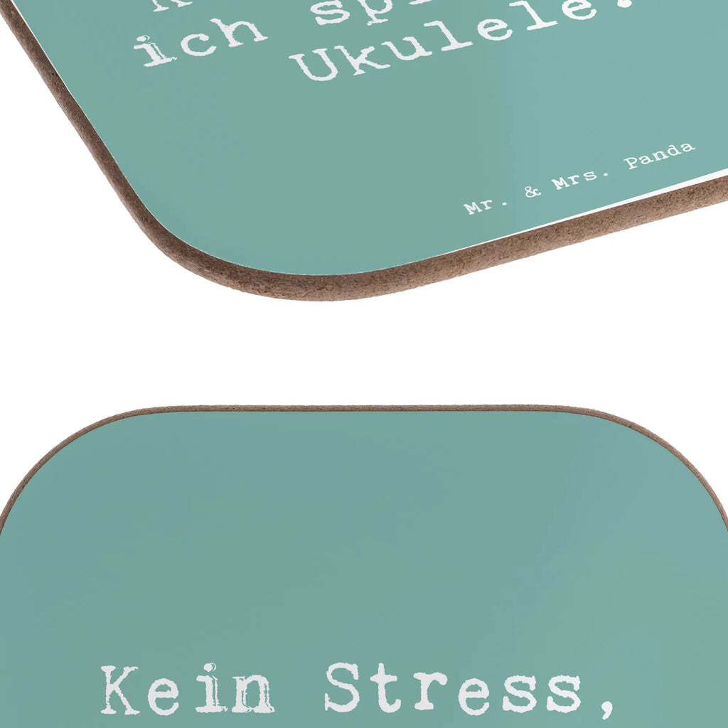 Square coaster Saying Kein Stress, ich spiele die Ukulele! Glasuntersetzer, Korkuntersetzer, Tassen Untersetzer, Bierdeckel, Untersetzer, Holzuntersetzer, Getränkeuntersetzer, Untersetzer Gläser, Untersetzer für Gläser, Untersetzer aus Holz, Untersetzer Holz, Untersetzer Design, Instrumente, Geschenke Musiker, Musikliebhaber