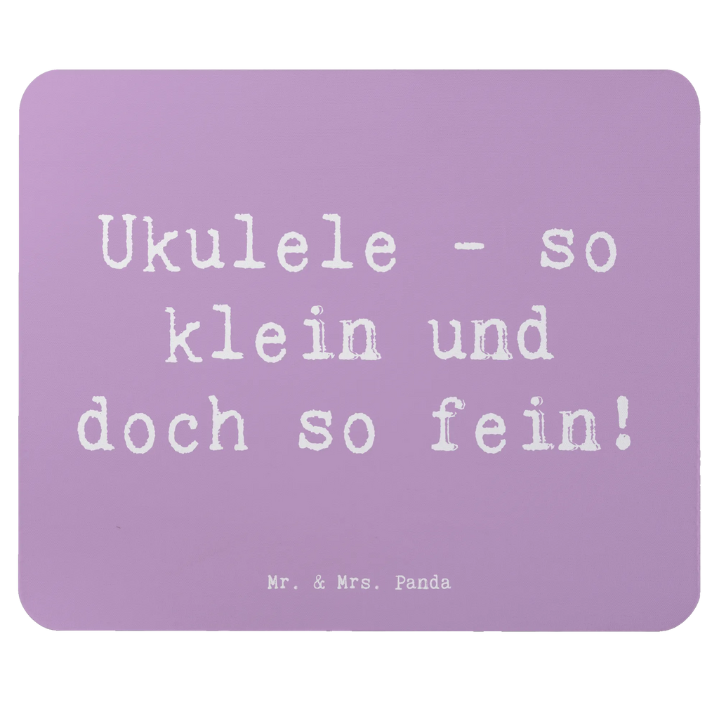 Mouse mat Saying Ukulele - so klein und doch so fein! PC Zubehör, Büroausstattung, Mousepad, Designer Mauspad, Mauspad Büro, Mauspad, Mausunterlage, Arbeitszimmer, Einzigartiges Mauspad, Computer zubehör, Instrumente, Geschenke Musiker, Musikliebhaber