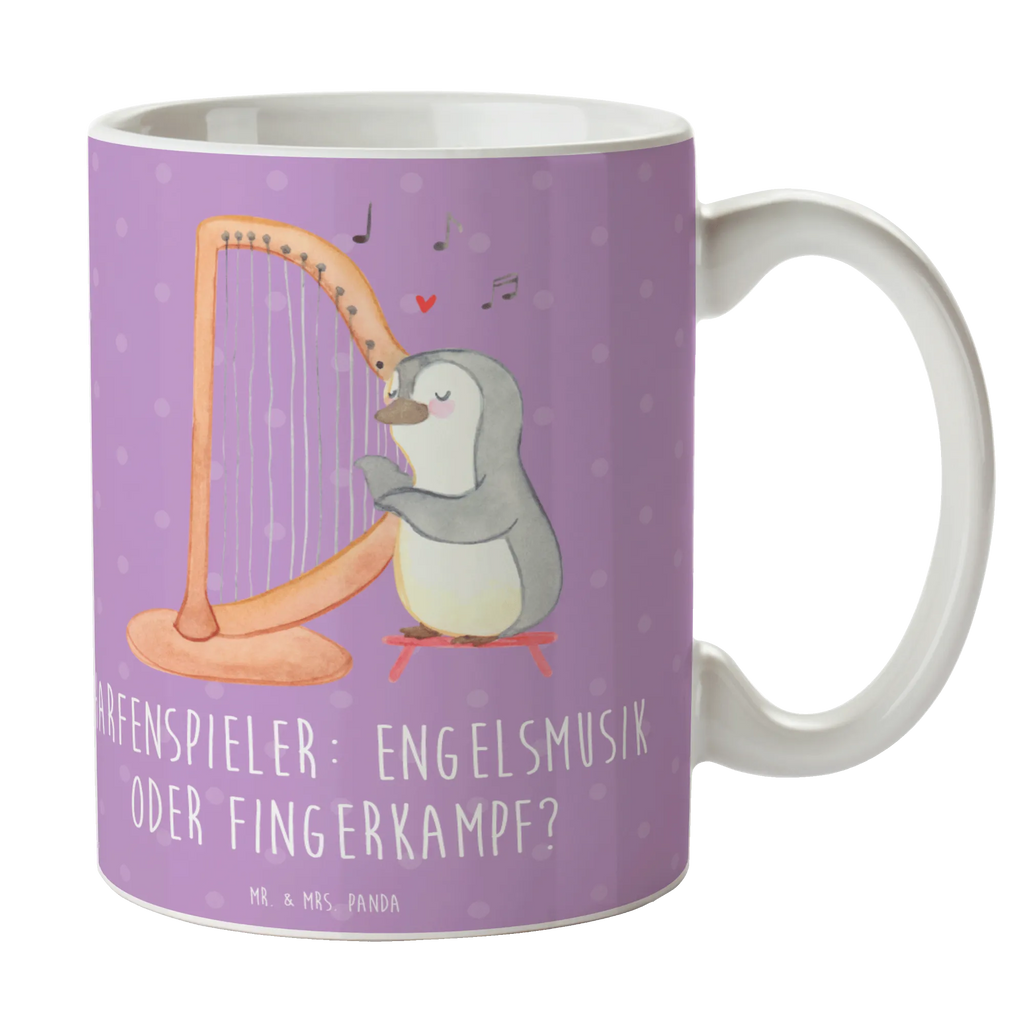 Tasse Harfe Melodien Tasse mit Zitaten, Kaffeetasse, Keramiktasse, Tasse, Porzellantasse, Geschenktasse, Bürotasse, Teetasse, Tasse mit Motiven, Instrumente, Geschenke Musiker, Musikliebhaber
