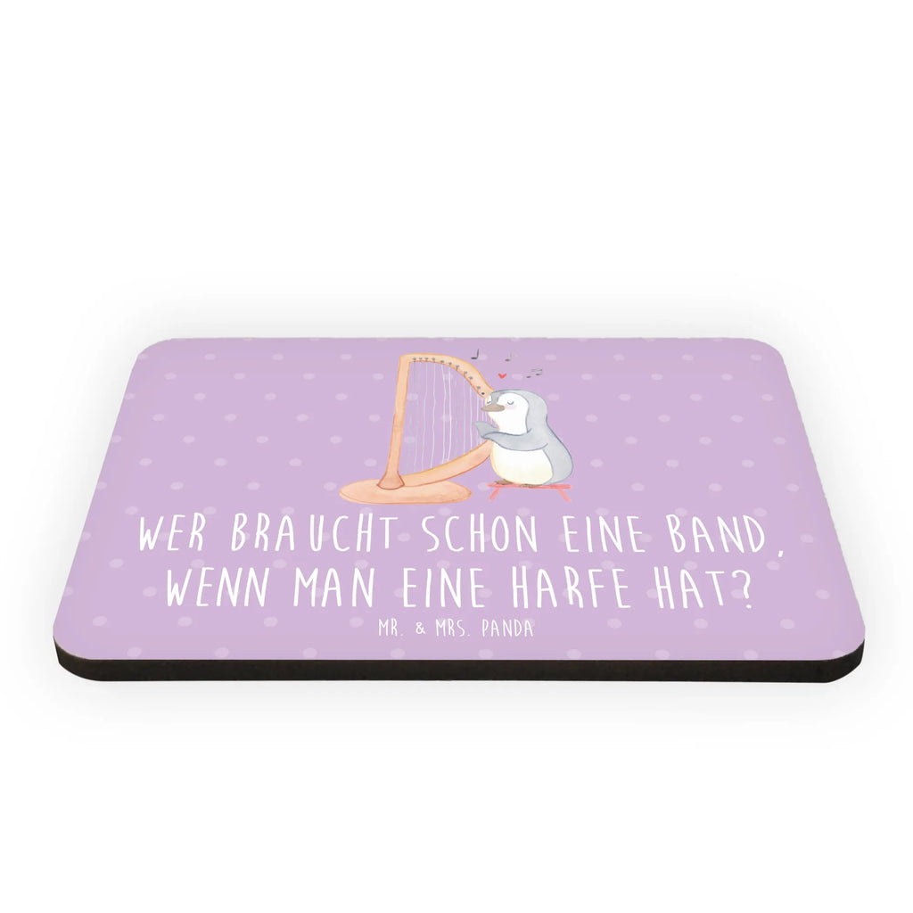 Magnet Wer braucht schon eine Band, wenn man eine Harfe hat? Souvenir Magnet, Notiz Magnet, Kühlschrankmagnet, Dekomagnet, Whiteboard Magnet, Pinnwandmagnet, Kühlschrank Dekoration, Motivmagnete, Instrumente, Geschenke Musiker, Musikliebhaber