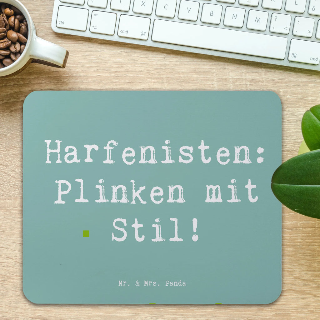 Mauspad Spruch Harfe mit Stil Arbeitszimmer, Büroausstattung, PC Zubehör, Mausunterlage, Designer Mauspad, Mousepad, Einzigartiges Mauspad, Mauspad Büro, Computer zubehör, Mauspad, Instrumente, Geschenke Musiker, Musikliebhaber