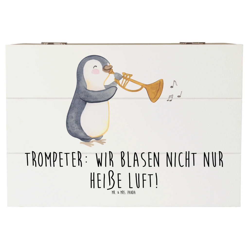 Holzkiste Trompete Kunst Schatulle, Truhe, Holzkiste, Aufbewahrungsbox, Schatzkiste, Erinnerungsbox, Dekokiste, Kiste, XXL, Geschenkbox, Geschenkdose, Erinnerungskiste, Instrumente, Geschenke Musiker, Musikliebhaber