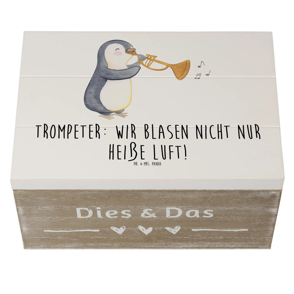Holzkiste Trompete Kunst Schatulle, Truhe, Holzkiste, Aufbewahrungsbox, Schatzkiste, Erinnerungsbox, Dekokiste, Kiste, XXL, Geschenkbox, Geschenkdose, Erinnerungskiste, Instrumente, Geschenke Musiker, Musikliebhaber