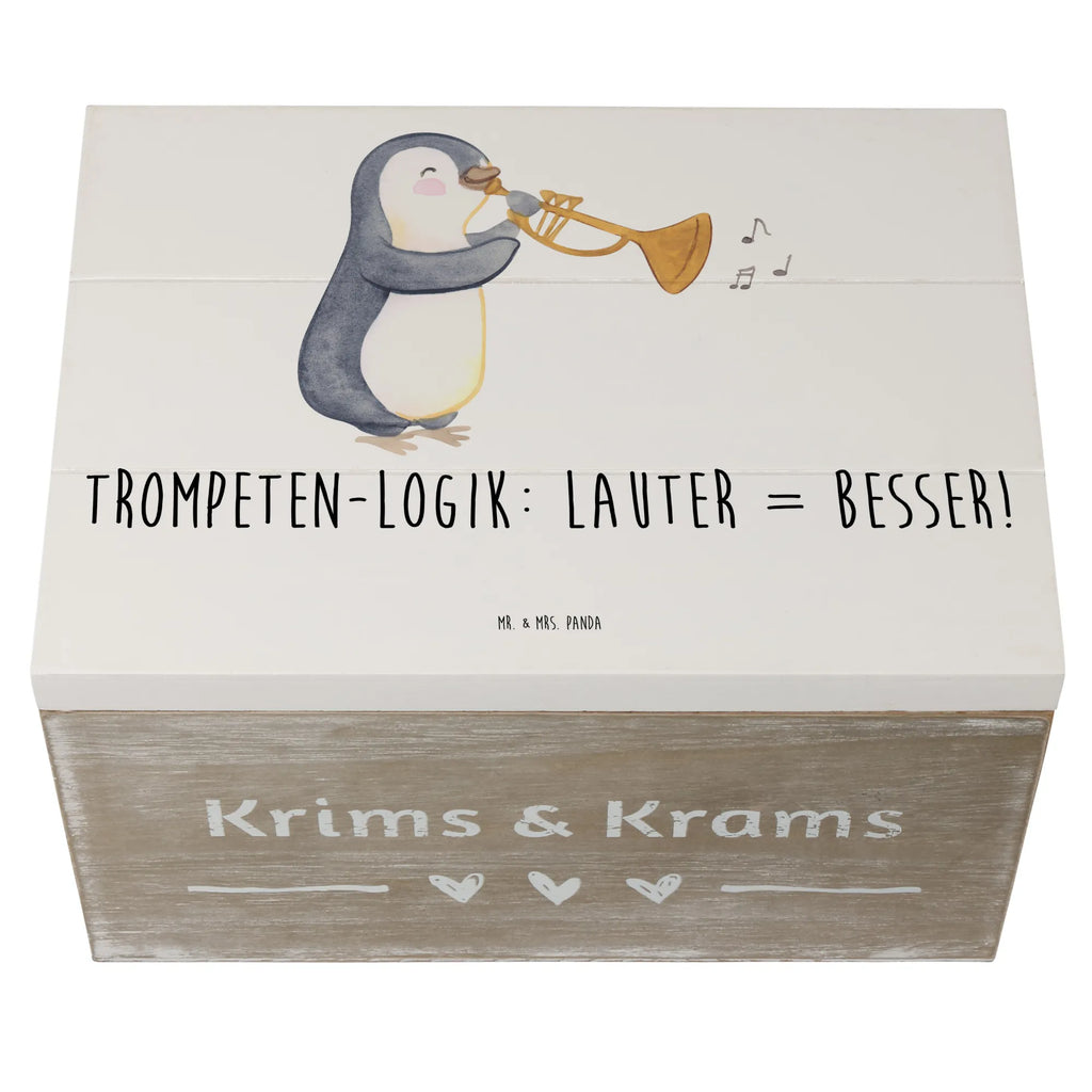 Holzkiste Trompeten Weisheit Dekokiste, Kiste, Erinnerungskiste, Geschenkbox, Aufbewahrungsbox, Schatzkiste, Erinnerungsbox, XXL, Truhe, Geschenkdose, Schatulle, Holzkiste, Instrumente, Geschenke Musiker, Musikliebhaber
