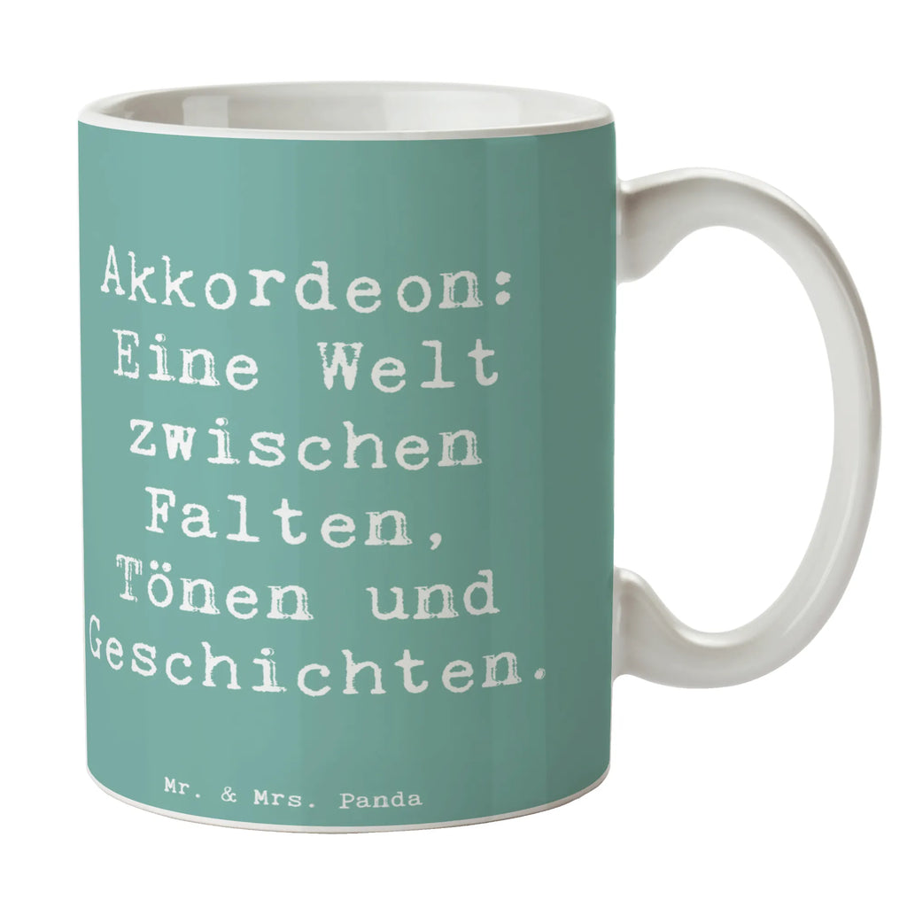 Mug Saying Akkordeon: Eine Welt zwischen Falten, Tönen und Geschichten. Bürotasse, Porzellantasse, Tasse, Keramiktasse, Geschenktasse, Teetasse, Tasse mit Motiven, Kaffeetasse, Tasse mit Zitaten, Instrumente, Geschenke Musiker, Musikliebhaber