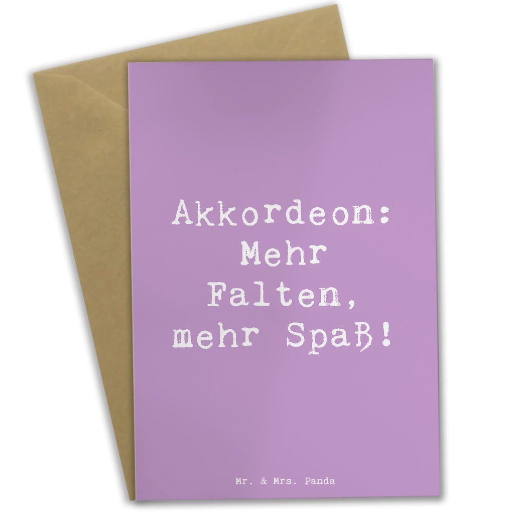 Grußkarte Spruch Akkordeon Spaß Karte, Hochzeitskarte, Geburtstagskarte, Glückwunschkarte, Einladungskarte, Klappkarte, Ansichtskarten, Grußkarte, Instrumente, Geschenke Musiker, Musikliebhaber