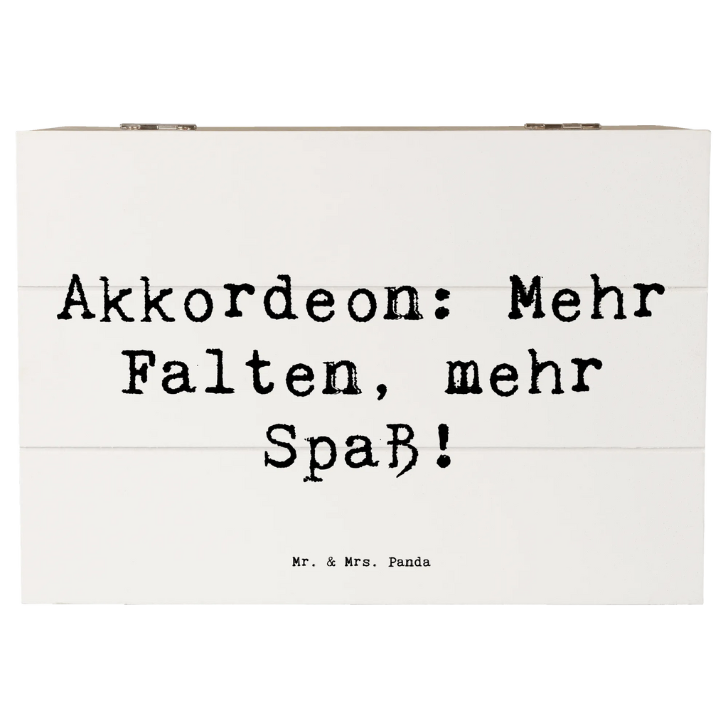 Holzkiste Spruch Akkordeon Spaß XXL, Dekokiste, Geschenkbox, Erinnerungskiste, Truhe, Geschenkdose, Holzkiste, Aufbewahrungsbox, Schatulle, Erinnerungsbox, Schatzkiste, Kiste, Instrumente, Geschenke Musiker, Musikliebhaber