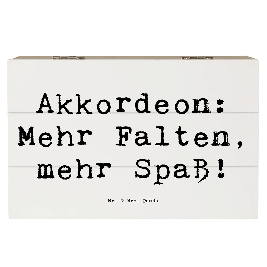 Holzkiste Spruch Akkordeon Spaß XXL, Dekokiste, Geschenkbox, Erinnerungskiste, Truhe, Geschenkdose, Holzkiste, Aufbewahrungsbox, Schatulle, Erinnerungsbox, Schatzkiste, Kiste, Instrumente, Geschenke Musiker, Musikliebhaber