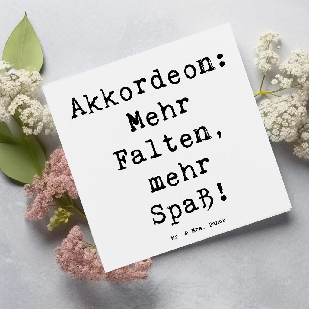 Deluxe Karte Spruch Akkordeon Spaß Hochwertige Grußkarte, Karte, Geburtstagskarte, Grußkarte, Einladungskarte, Hochwertige Klappkarte, Klappkarte, Glückwunschkarte, Hochzeitskarte, Instrumente, Geschenke Musiker, Musikliebhaber