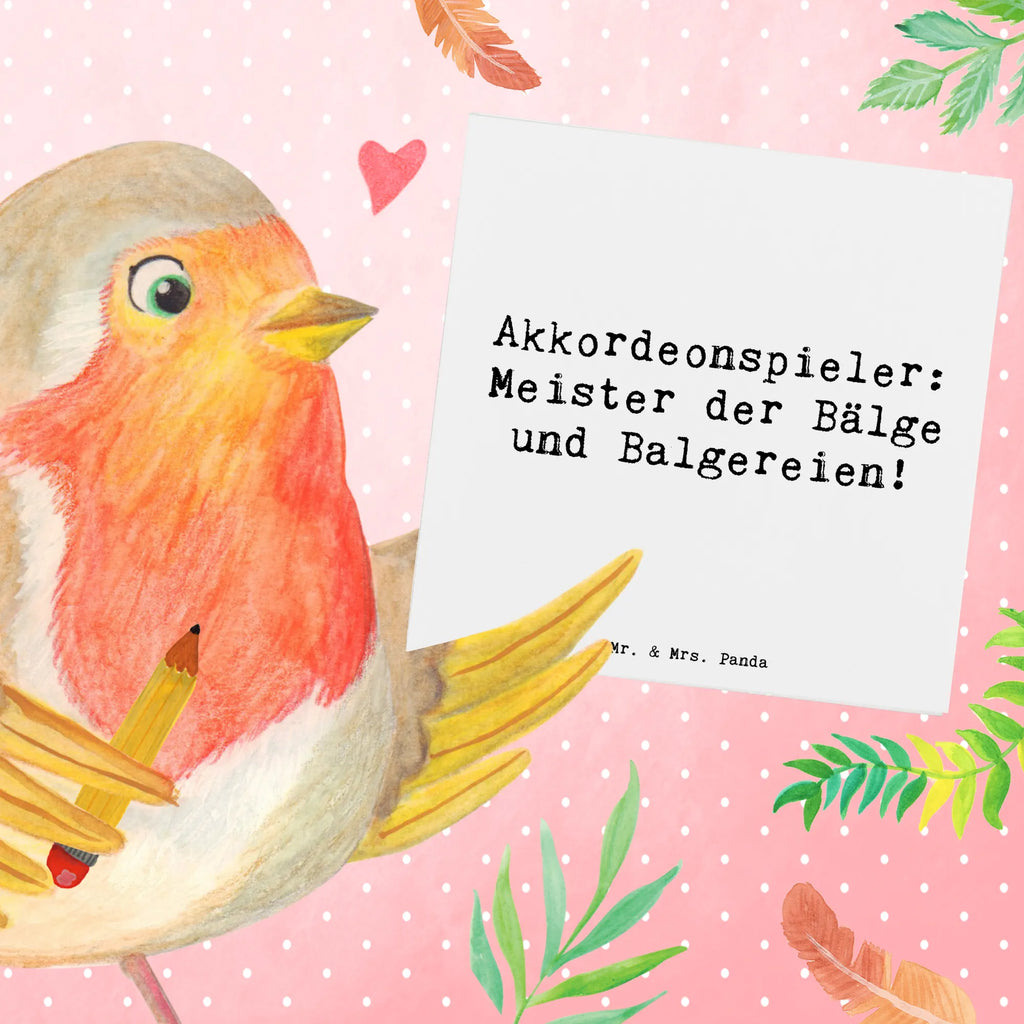 Deluxe Karte Spruch Akkordeonmeister Karte, Glückwunschkarte, Hochzeitskarte, Hochwertige Grußkarte, Grußkarte, Einladungskarte, Klappkarte, Geburtstagskarte, Hochwertige Klappkarte, Instrumente, Geschenke Musiker, Musikliebhaber