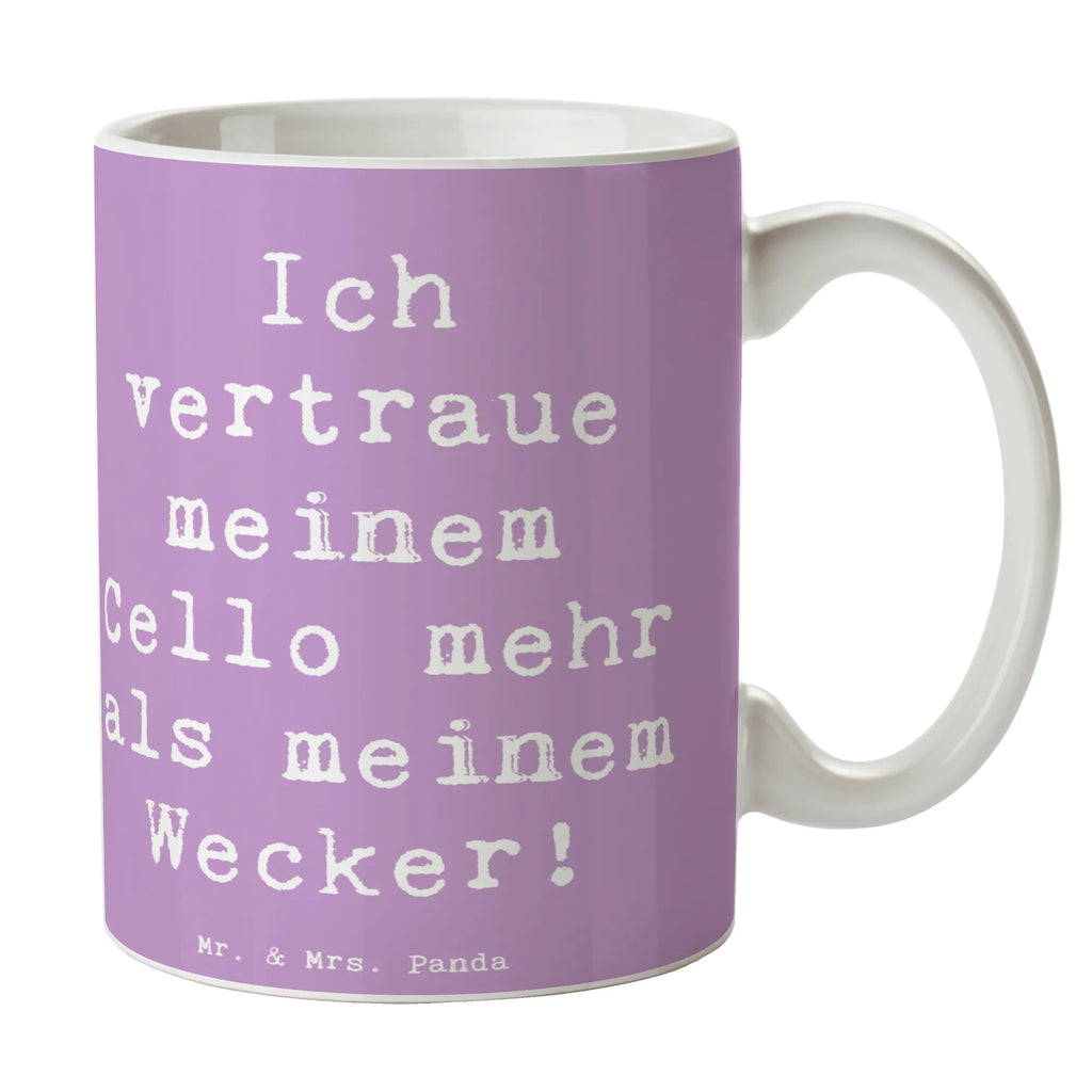 Tasse Spruch Cello Vertrauen Tasse mit Zitaten, Tasse mit Motiven, Kaffeetasse, Porzellantasse, Teetasse, Keramiktasse, Geschenktasse, Tasse, Bürotasse, Instrumente, Geschenke Musiker, Musikliebhaber