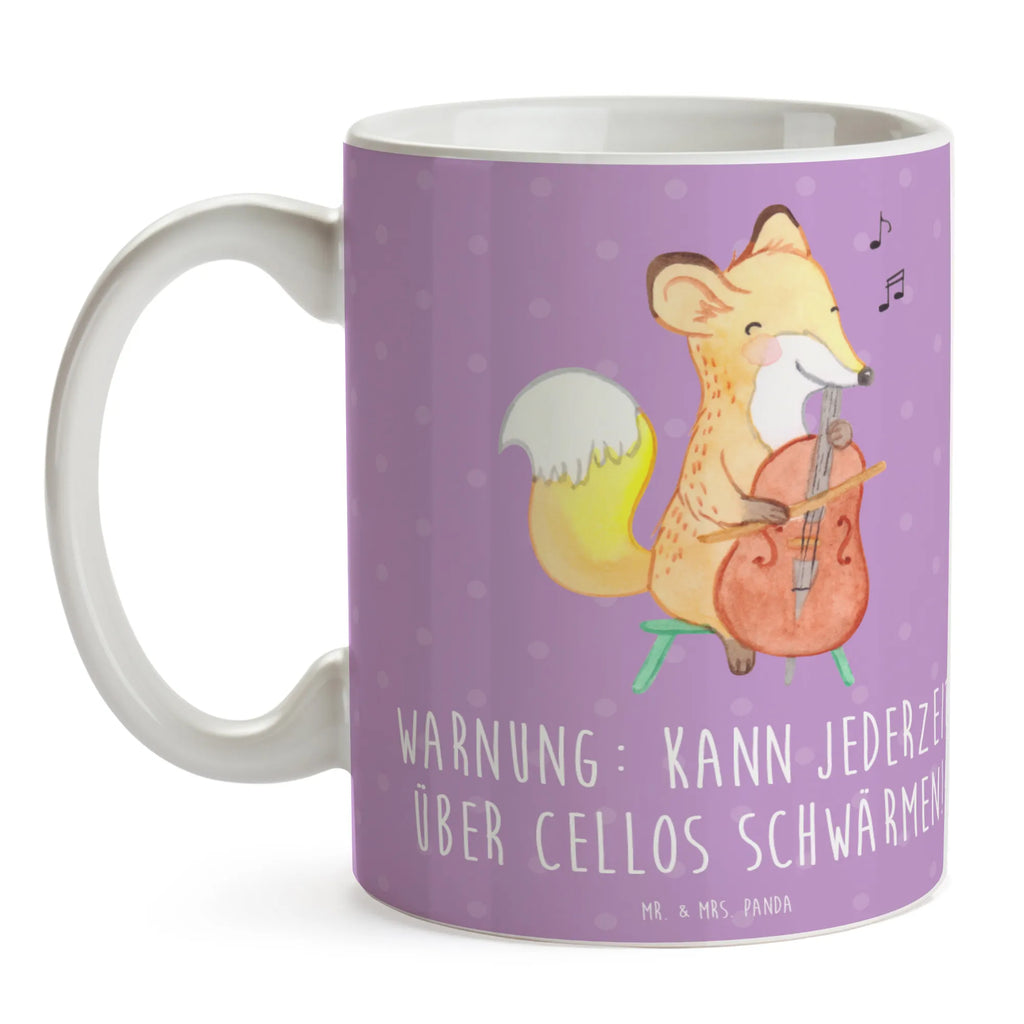 Mug Warnung: Kann jederzeit über Cellos schwärmen! Keramiktasse, Teetasse, Tasse mit Zitaten, Tasse mit Motiven, Geschenktasse, Kaffeetasse, Bürotasse, Tasse, Porzellantasse, Instrumente, Geschenke Musiker, Musikliebhaber