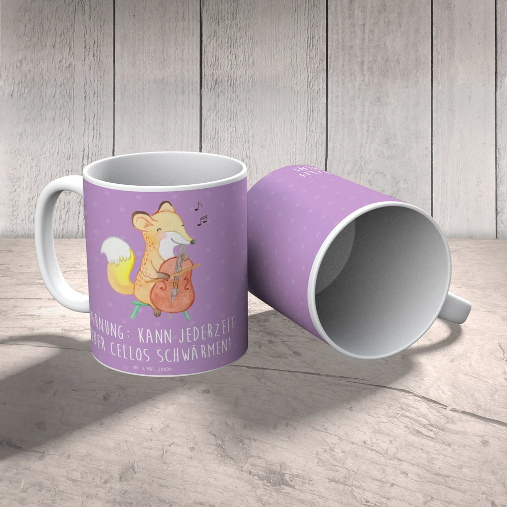 Mug Warnung: Kann jederzeit über Cellos schwärmen! Keramiktasse, Teetasse, Tasse mit Zitaten, Tasse mit Motiven, Geschenktasse, Kaffeetasse, Bürotasse, Tasse, Porzellantasse, Instrumente, Geschenke Musiker, Musikliebhaber