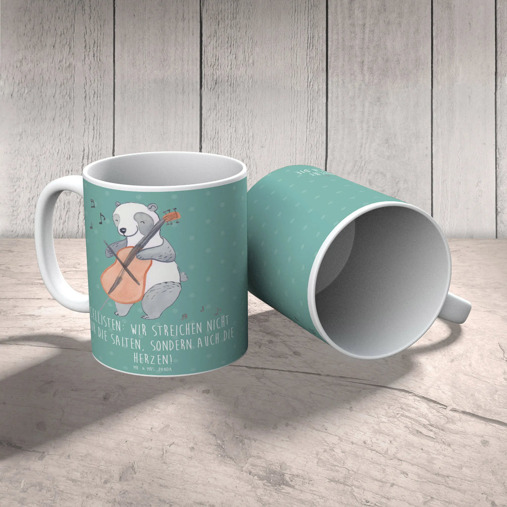 Tasse Cello Herz Geschenktasse, Keramiktasse, Kaffeetasse, Tasse, Tasse mit Zitaten, Bürotasse, Porzellantasse, Tasse mit Motiven, Teetasse, Instrumente, Geschenke Musiker, Musikliebhaber