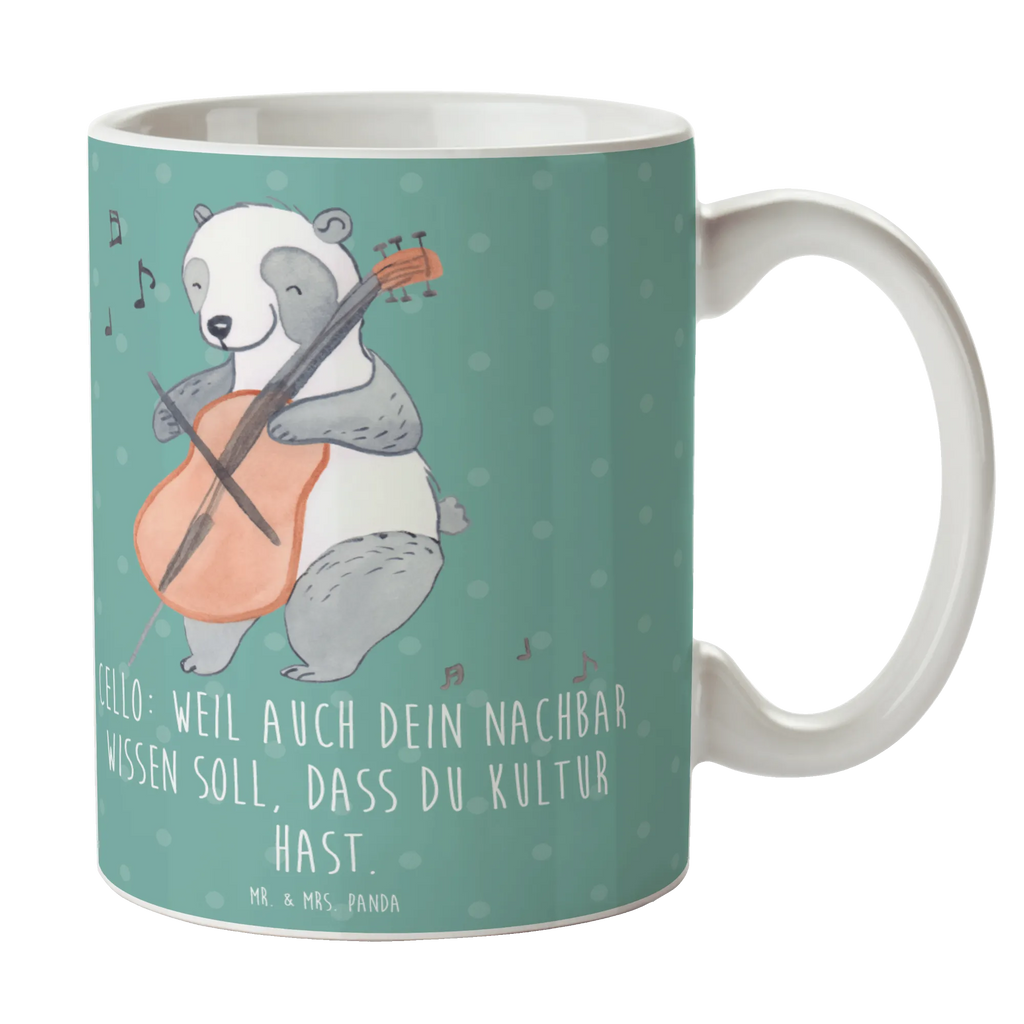 Tasse Cello Kultur Kaffeetasse, Porzellantasse, Geschenktasse, Tasse mit Motiven, Bürotasse, Teetasse, Tasse, Tasse mit Zitaten, Keramiktasse, Instrumente, Geschenke Musiker, Musikliebhaber