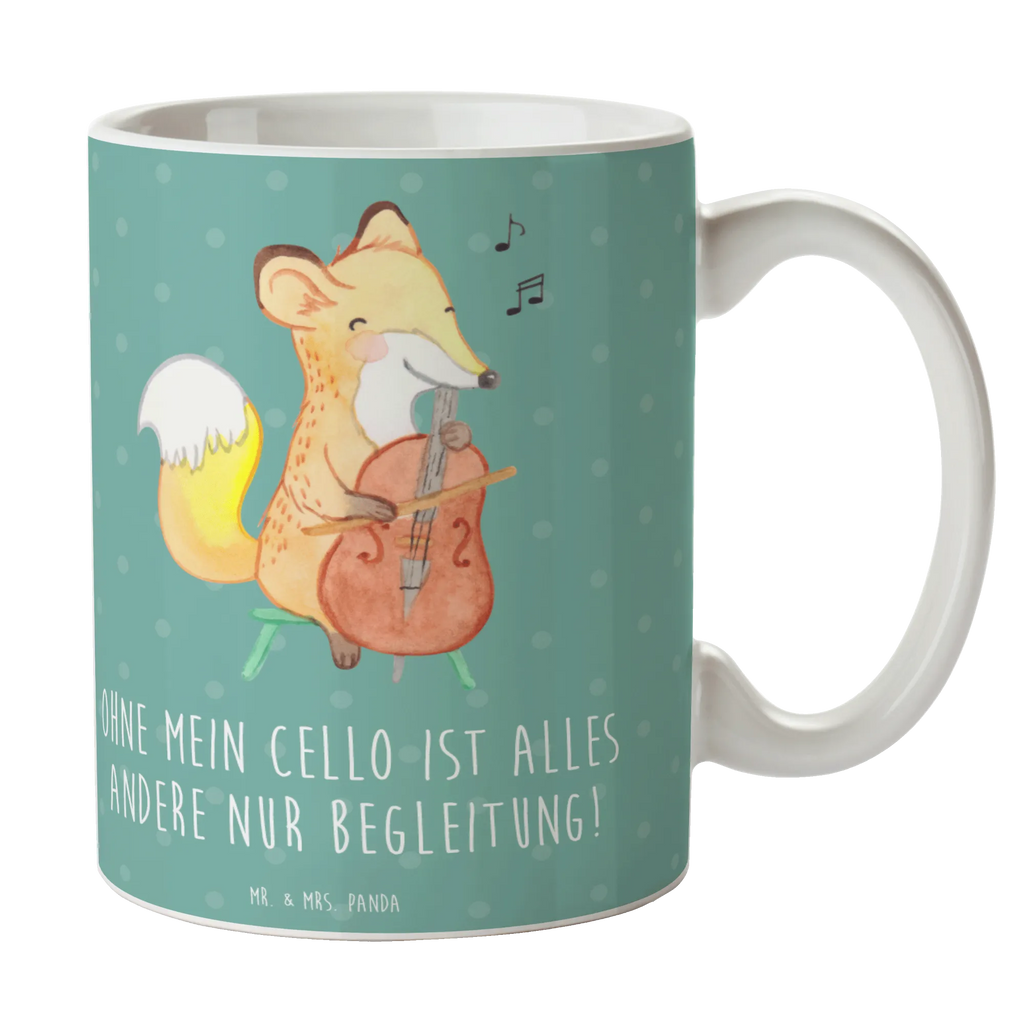 Tasse Cello Magie Bürotasse, Teetasse, Keramiktasse, Tasse mit Zitaten, Porzellantasse, Tasse, Kaffeetasse, Geschenktasse, Tasse mit Motiven, Instrumente, Geschenke Musiker, Musikliebhaber