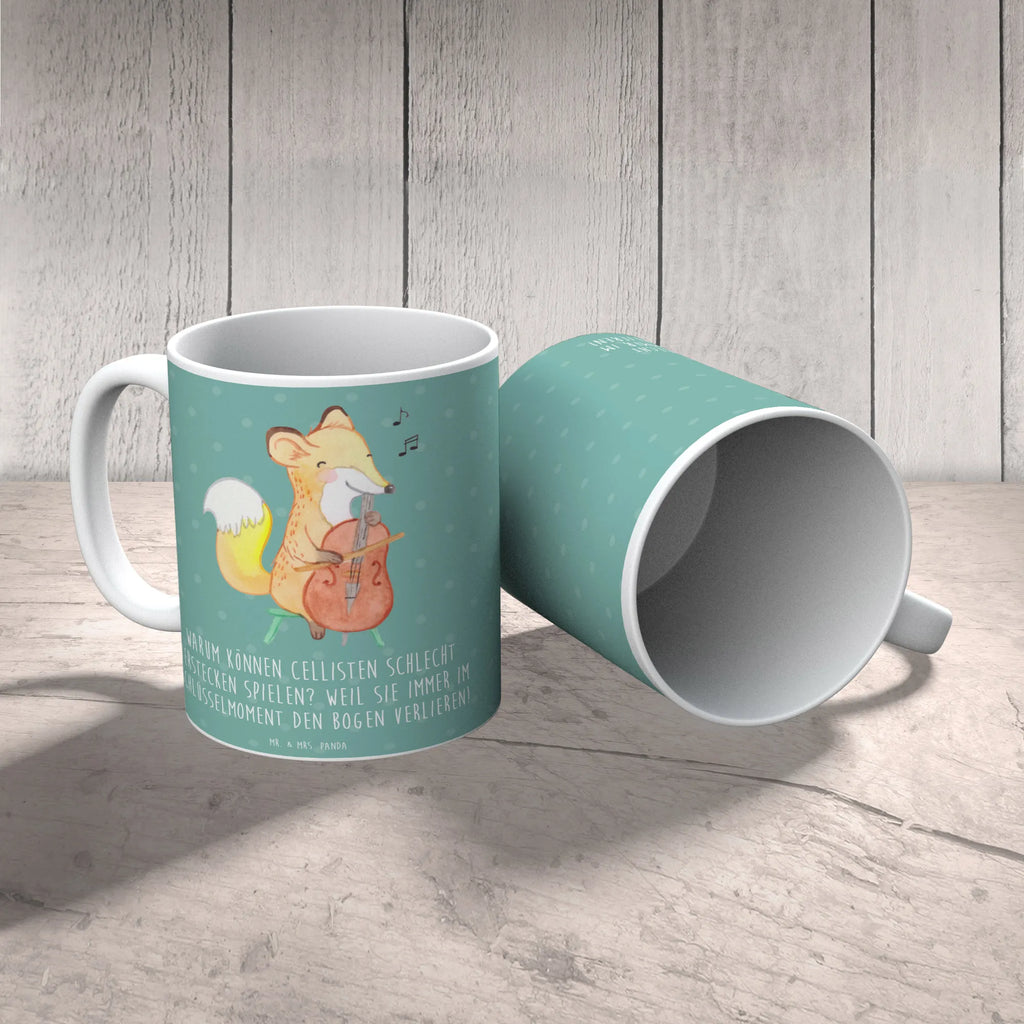 Tasse Cello Schlüsselmoment Porzellantasse, Bürotasse, Kaffeetasse, Tasse, Geschenktasse, Teetasse, Tasse mit Zitaten, Keramiktasse, Tasse mit Motiven, Instrumente, Geschenke Musiker, Musikliebhaber
