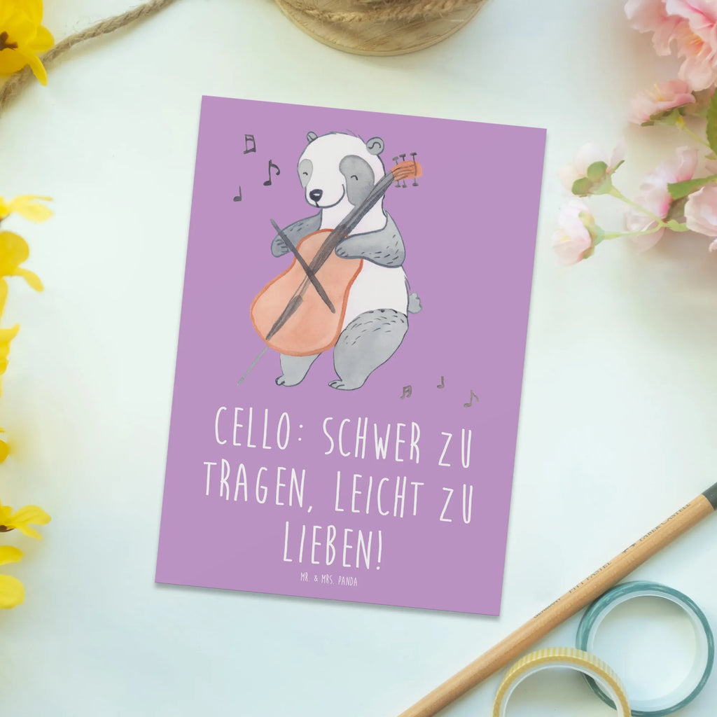 Postcard Cello: Schwer zu tragen, leicht zu lieben! Einladungskarte, Geburtstagskarte, Postkarte, Karte, Einladung Geburtstag, Einladungskarten Geburtstag, Ansichtskarten, Geschenkkarte, Ansichtskarte, Einladung, Dankeskarte, Grußkarte, Instrumente, Geschenke Musiker, Musikliebhaber