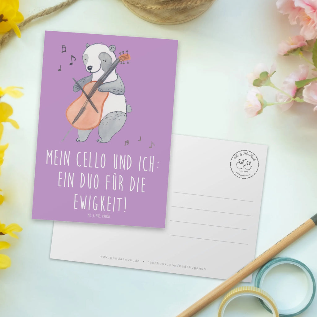 Postcard Mein Cello und ich: Ein Duo für die Ewigkeit! Ansichtskarten, Ansichtskarte, Einladungskarte, Grußkarte, Postkarte, Karte, Einladung Geburtstag, Einladungskarten Geburtstag, Dankeskarte, Einladung, Geschenkkarte, Geburtstagskarte, Instrumente, Geschenke Musiker, Musikliebhaber