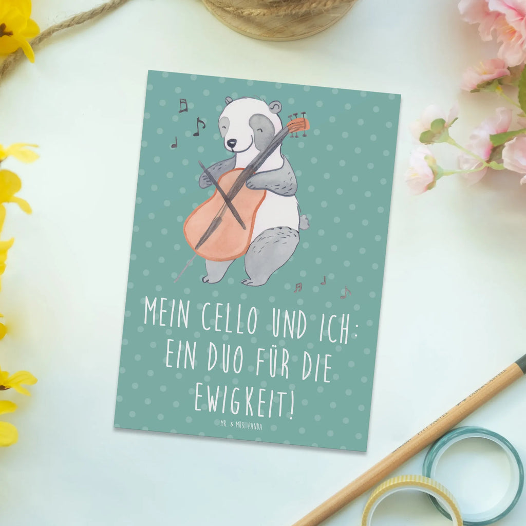 Postcard Mein Cello und ich: Ein Duo für die Ewigkeit! Ansichtskarten, Ansichtskarte, Einladungskarte, Grußkarte, Postkarte, Karte, Einladung Geburtstag, Einladungskarten Geburtstag, Dankeskarte, Einladung, Geschenkkarte, Geburtstagskarte, Instrumente, Geschenke Musiker, Musikliebhaber