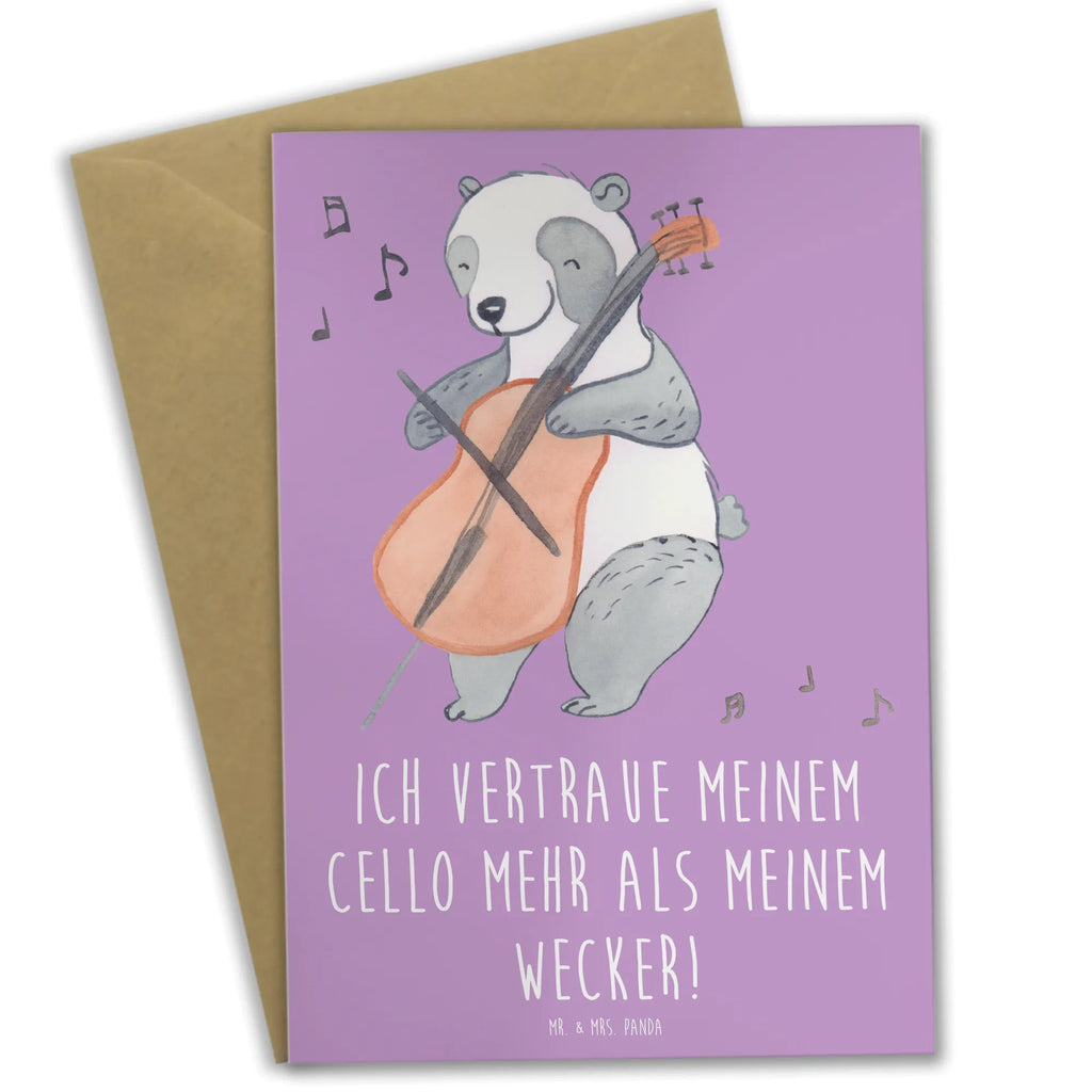 Grußkarte Cello Vertrauen Glückwunschkarte, Geburtstagskarte, Karte, Ansichtskarten, Grußkarte, Einladungskarte, Hochzeitskarte, Klappkarte, Instrumente, Geschenke Musiker, Musikliebhaber