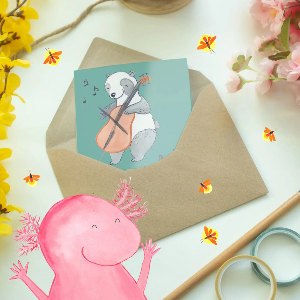 Greetings card Cello: Schwer zu tragen, leicht zu lieben! Grußkarte, Karte, Geburtstagskarte, Glückwunschkarte, Einladungskarte, Klappkarte, Ansichtskarten, Hochzeitskarte, Instrumente, Geschenke Musiker, Musikliebhaber