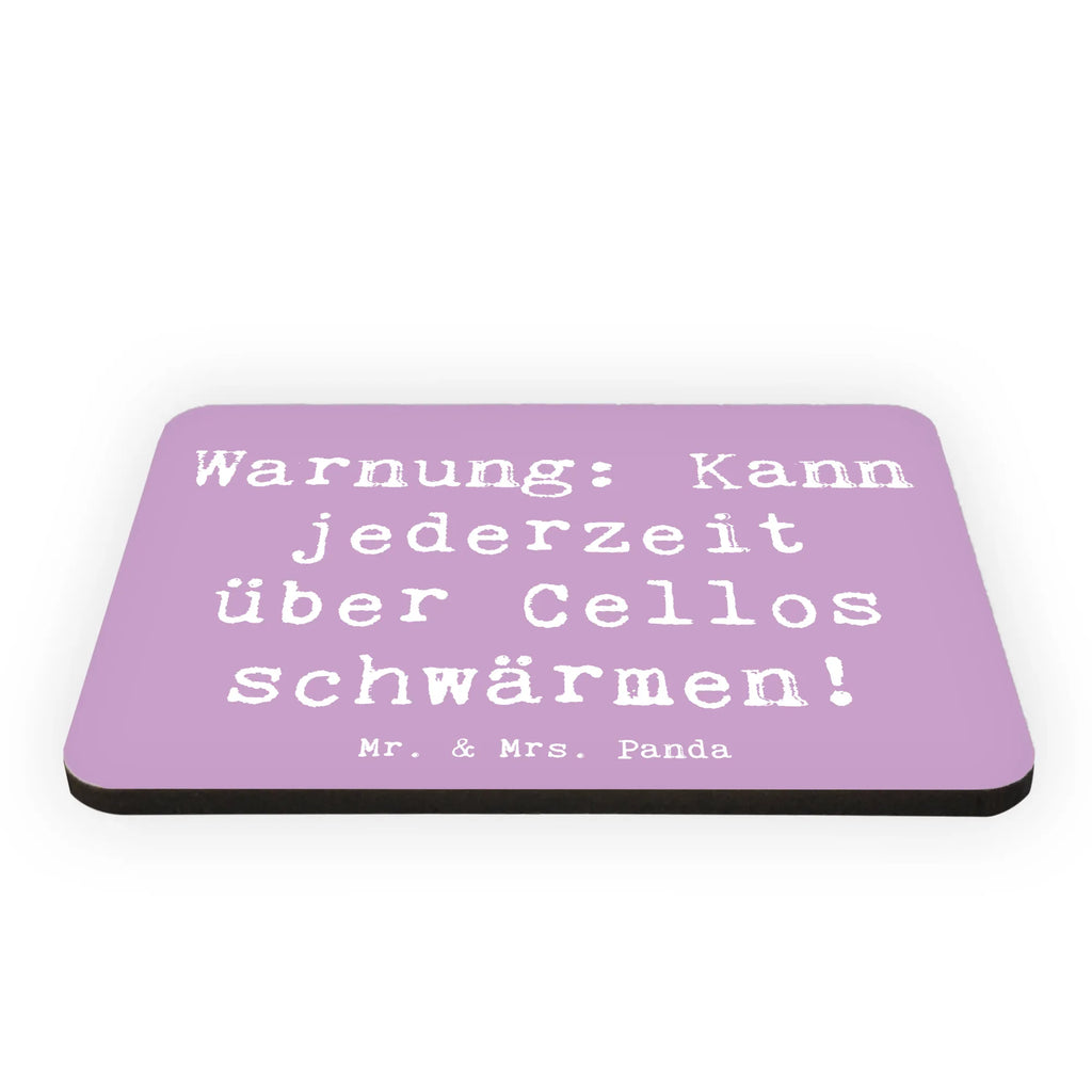 Magnet Saying Warnung: Kann jederzeit über Cellos schwärmen! Motivmagnete, Kühlschrank Dekoration, Dekomagnet, Whiteboard Magnet, Kühlschrankmagnet, Notiz Magnet, Souvenir Magnet, Pinnwandmagnet, Instrumente, Geschenke Musiker, Musikliebhaber