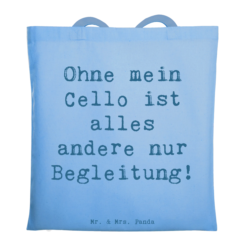 Tote bag Saying Ohne mein Cello ist alles andere nur Begleitung! Beuteltasche, Beutel, Einkaufstasche, Jutebeutel, Stoffbeutel, Tasche, Shopper, Umhängetasche, Strandtasche, Schultertasche, Stofftasche, Tragetasche, Badetasche, Jutetasche, Einkaufstüte, Laptoptasche, Instrumente, Geschenke Musiker, Musikliebhaber