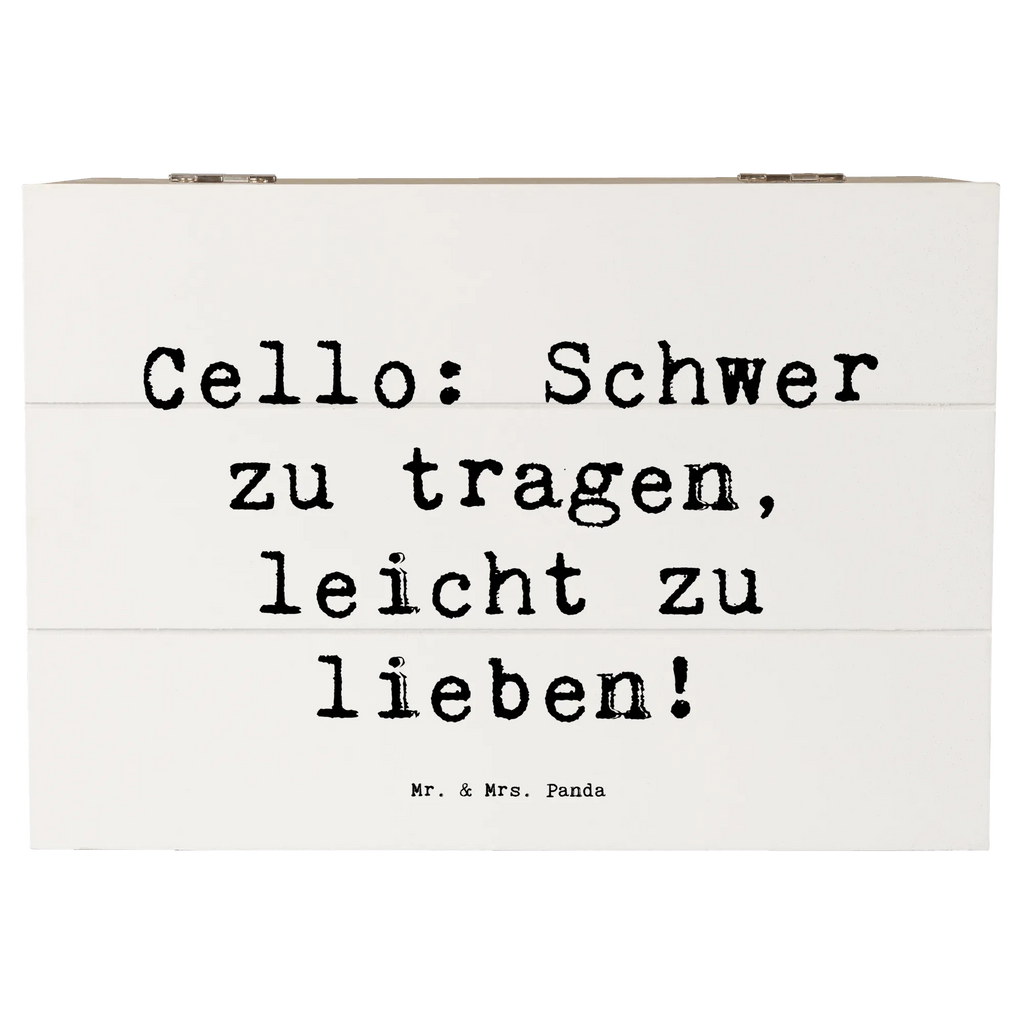 Holzkiste Spruch Cello Liebe Erinnerungsbox, Geschenkbox, Schatulle, Holzkiste, Dekokiste, Truhe, Geschenkdose, Aufbewahrungsbox, XXL, Kiste, Erinnerungskiste, Schatzkiste, Instrumente, Geschenke Musiker, Musikliebhaber