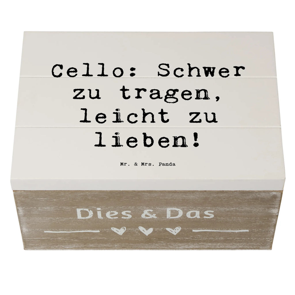 Holzkiste Spruch Cello Liebe Erinnerungsbox, Geschenkbox, Schatulle, Holzkiste, Dekokiste, Truhe, Geschenkdose, Aufbewahrungsbox, XXL, Kiste, Erinnerungskiste, Schatzkiste, Instrumente, Geschenke Musiker, Musikliebhaber
