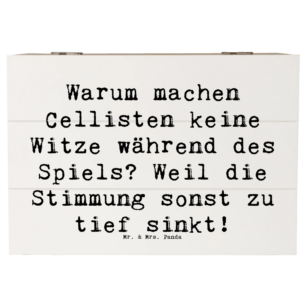 Holzkiste Spruch Cello Witz Verdorben Erinnerungskiste, XXL, Holzkiste, Geschenkdose, Dekokiste, Kiste, Schatzkiste, Aufbewahrungsbox, Truhe, Erinnerungsbox, Geschenkbox, Schatulle, Instrumente, Geschenke Musiker, Musikliebhaber
