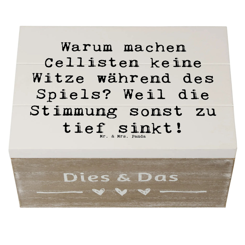 Holzkiste Spruch Cello Witz Verdorben Erinnerungskiste, XXL, Holzkiste, Geschenkdose, Dekokiste, Kiste, Schatzkiste, Aufbewahrungsbox, Truhe, Erinnerungsbox, Geschenkbox, Schatulle, Instrumente, Geschenke Musiker, Musikliebhaber