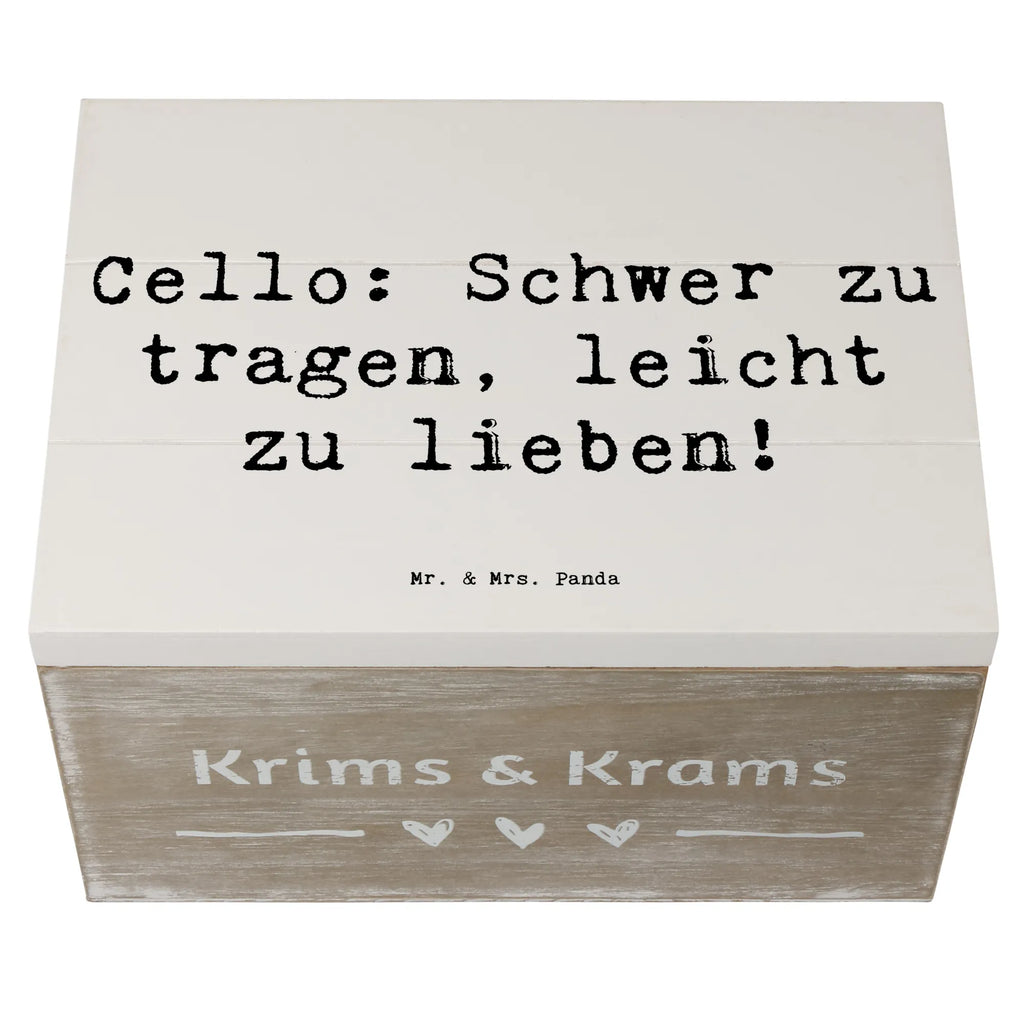 Holzkiste Spruch Cello Liebe Erinnerungsbox, Geschenkbox, Schatulle, Holzkiste, Dekokiste, Truhe, Geschenkdose, Aufbewahrungsbox, XXL, Kiste, Erinnerungskiste, Schatzkiste, Instrumente, Geschenke Musiker, Musikliebhaber