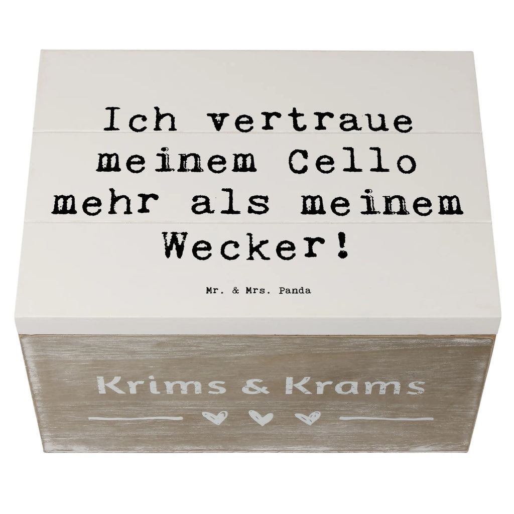 Holzkiste Spruch Cello Vertrauen Geschenkbox, Truhe, XXL, Schatulle, Erinnerungskiste, Aufbewahrungsbox, Dekokiste, Holzkiste, Kiste, Schatzkiste, Geschenkdose, Erinnerungsbox, Instrumente, Geschenke Musiker, Musikliebhaber