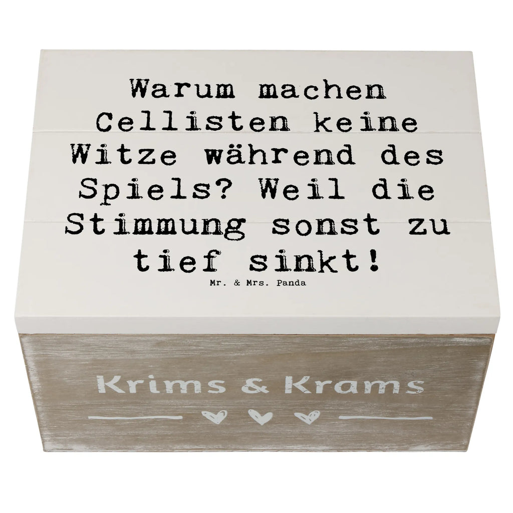 Holzkiste Spruch Cello Witz Verdorben Erinnerungskiste, XXL, Holzkiste, Geschenkdose, Dekokiste, Kiste, Schatzkiste, Aufbewahrungsbox, Truhe, Erinnerungsbox, Geschenkbox, Schatulle, Instrumente, Geschenke Musiker, Musikliebhaber
