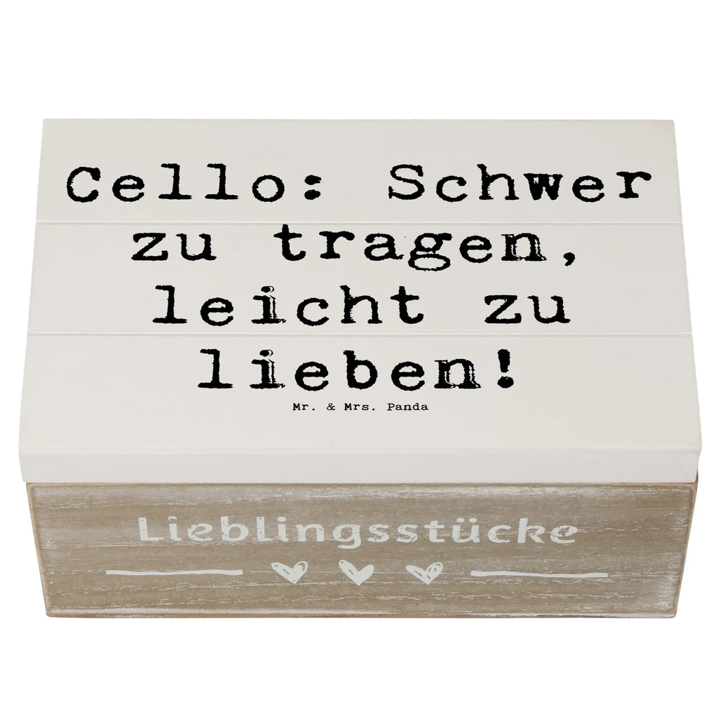Holzkiste Spruch Cello Liebe Erinnerungsbox, Geschenkbox, Schatulle, Holzkiste, Dekokiste, Truhe, Geschenkdose, Aufbewahrungsbox, XXL, Kiste, Erinnerungskiste, Schatzkiste, Instrumente, Geschenke Musiker, Musikliebhaber
