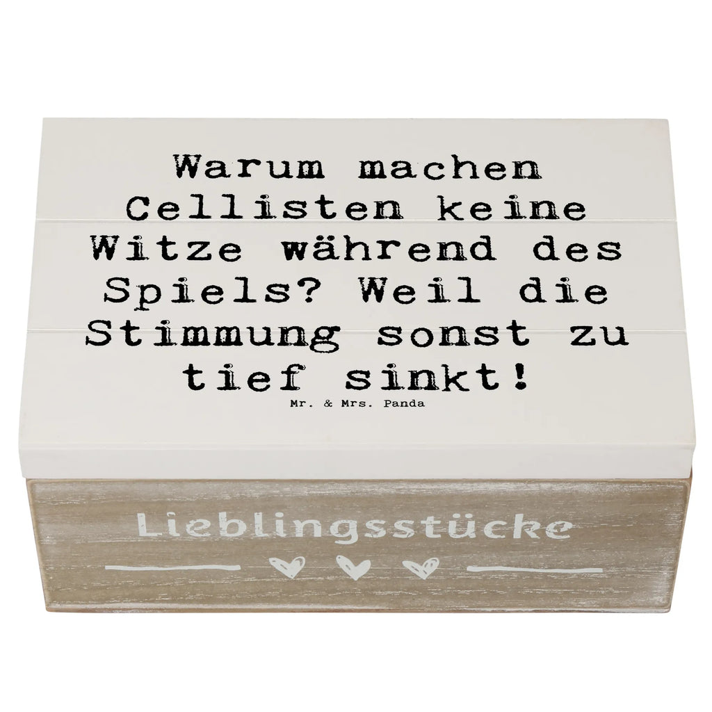 Holzkiste Spruch Cello Witz Verdorben Erinnerungskiste, XXL, Holzkiste, Geschenkdose, Dekokiste, Kiste, Schatzkiste, Aufbewahrungsbox, Truhe, Erinnerungsbox, Geschenkbox, Schatulle, Instrumente, Geschenke Musiker, Musikliebhaber