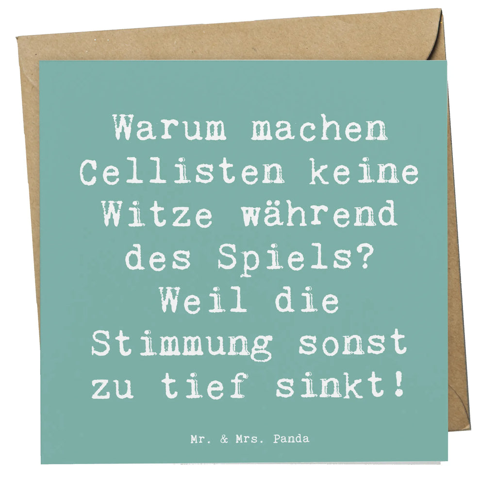 Deluxe Karte Spruch Cello Witz Verdorben Karte, Einladungskarte, Grußkarte, Geburtstagskarte, Hochwertige Klappkarte, Hochzeitskarte, Glückwunschkarte, Klappkarte, Hochwertige Grußkarte, Instrumente, Geschenke Musiker, Musikliebhaber