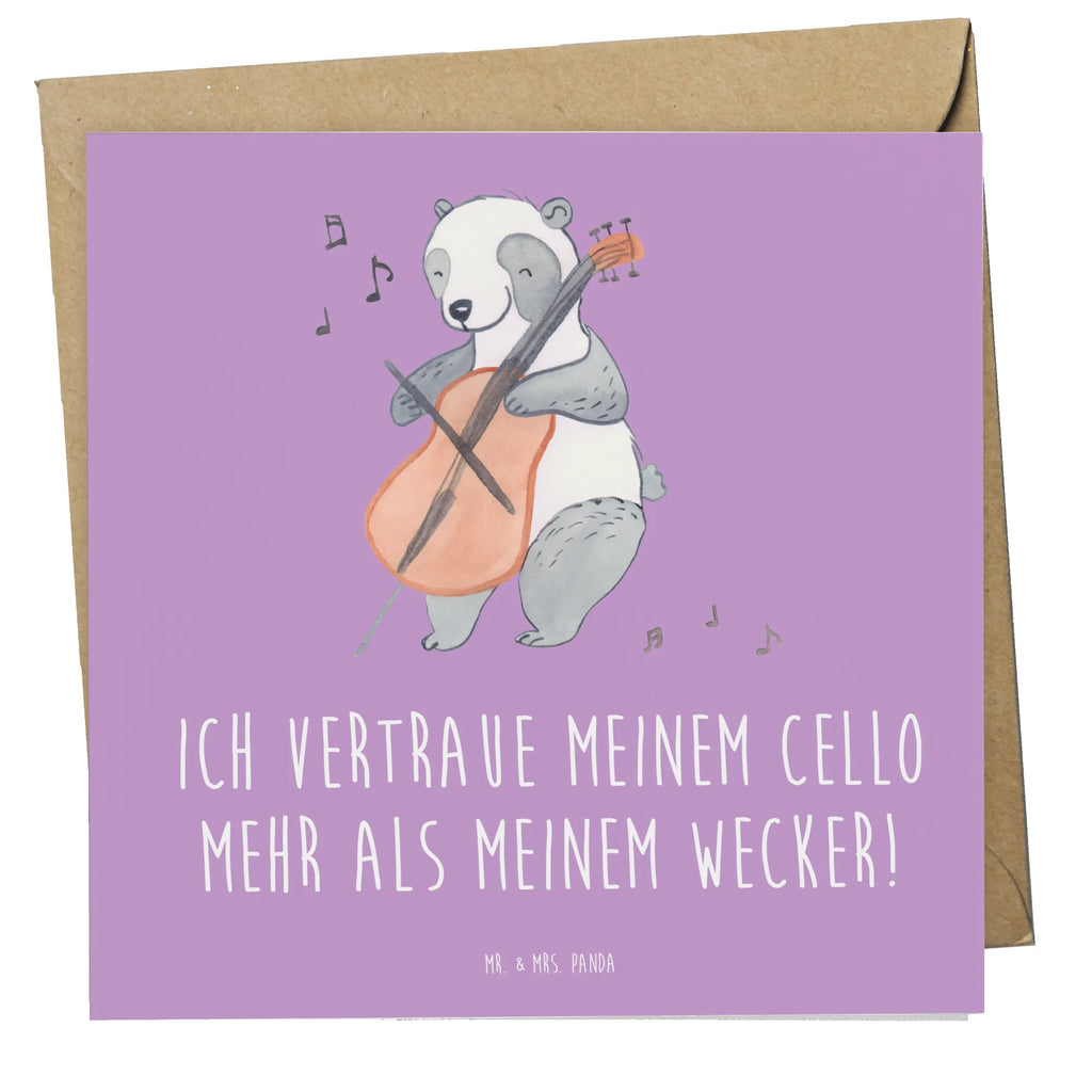 Deluxe Card Ich vertraue meinem Cello mehr als meinem Wecker! Karte, Einladungskarte, Hochwertige Klappkarte, Klappkarte, Geburtstagskarte, Glückwunschkarte, Grußkarte, Hochzeitskarte, Hochwertige Grußkarte, Instrumente, Geschenke Musiker, Musikliebhaber