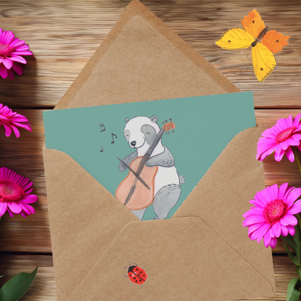 Deluxe Karte Cello Herz Geburtstagskarte, Karte, Grußkarte, Glückwunschkarte, Hochwertige Klappkarte, Hochzeitskarte, Klappkarte, Einladungskarte, Hochwertige Grußkarte, Instrumente, Geschenke Musiker, Musikliebhaber